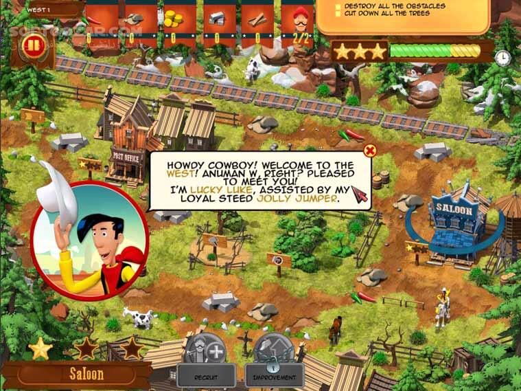 دانلود Lucky Luke - Transcontinental Railroad - دانلود بازی لوک خوش‌شانس - راه آهن قاره‌پیما - سافت گذر