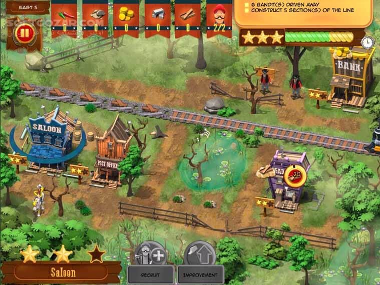 دانلود Lucky Luke - Transcontinental Railroad - دانلود بازی لوک خوش‌شانس - راه آهن قاره‌پیما - سافت گذر