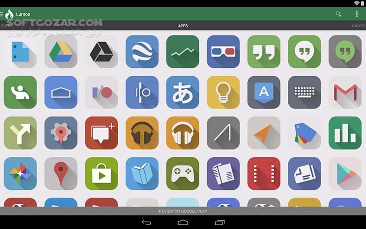 دانلود Lumos 3.0.6 for Android +4.0 - دانلود 2000 آیکون برای اندروید - سافت گذر