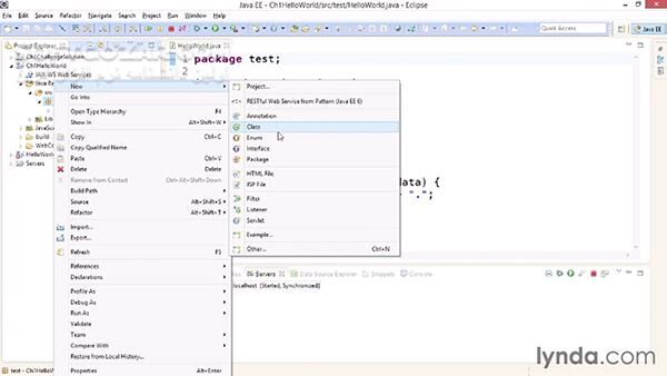 دانلود Lynda - Building Web Services with Java EE - دانلود فیلم آموزش ساخت وب سرویس‌ها با جاوا ئی‌ئی - سافت گذر