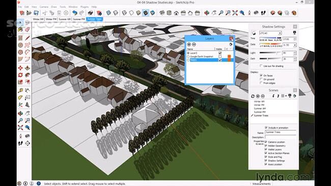دانلود Lynda – SketchUp for Architecture - Fundamentals - دانلود فیلم آموزش اصول استفاده از نرم‌افزار اسکچ‌آپ برای معماری - سافت گذر