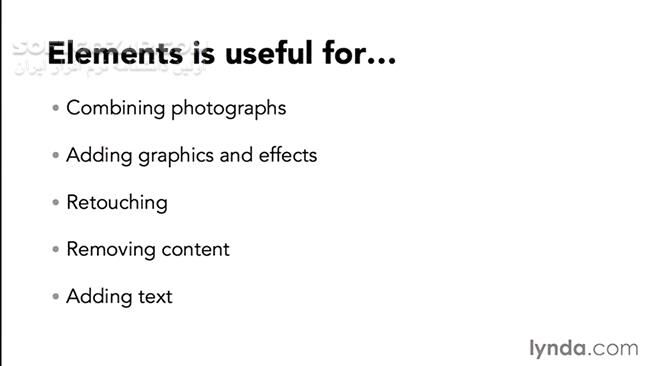 دانلود Lynda - Using Lightroom and Photoshop Elements Together - دانلود فیلم آموزش استفاده‌ی همزمان از نرم‌افزارهای لایت‌روم و فتوشاپ اِلِمِنتس  - سافت گذر