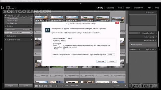 دانلود Lynda - Using Lightroom and Photoshop Elements Together - دانلود فیلم آموزش استفاده‌ی همزمان از نرم‌افزارهای لایت‌روم و فتوشاپ اِلِمِنتس  - سافت گذر