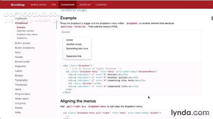 دانلود Lynda - Bootstrap 3 - Advanced Web Development - دانلود مجموعه فیلم‌های آموزشی شرکت لیندا درمورد توسعه‌ی پیشرفته‌ی وب با استفاده از بوت‌استرپ 3 - سافت گذر