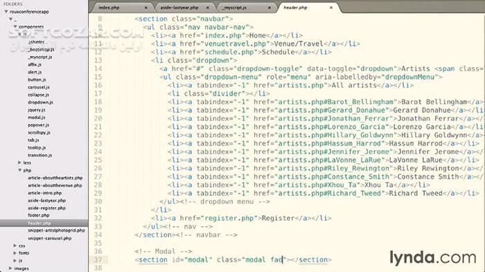 دانلود Lynda - Bootstrap 3 - Advanced Web Development - دانلود مجموعه فیلم‌های آموزشی شرکت لیندا درمورد توسعه‌ی پیشرفته‌ی وب با استفاده از بوت‌استرپ 3 - سافت گذر