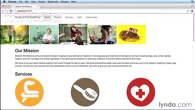 دانلود Lynda - Bootstrap Layouts - Responsive Single-Page Design - دانلود فیلم آموزش طرح‌بندی‌های بوت‌استرپ - طراحی سایت تک‌صفحه‌ای واکنش‌گرا - سافت گذر