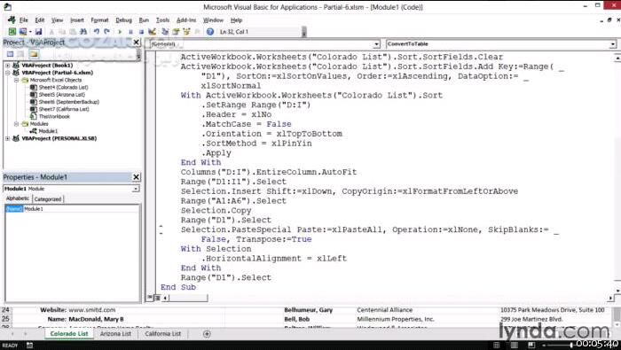 دانلود Lynda - Excel 2013 Macros in Depth - دانلود فیلم آموزش کار با ماکروها در نرم‌افزار اکسل 2013 - سافت گذر