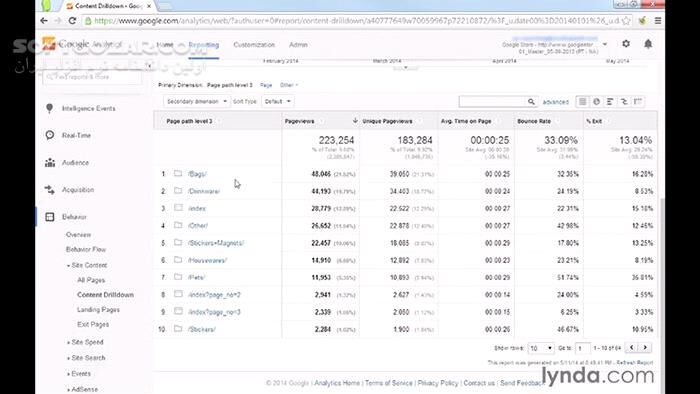دانلود Lynda - Google Analytics Essential Training - دانلود فیلم آموزش مفاهیم و تکنیک‌های اساسی گوگل آنالیتیکس - سافت گذر