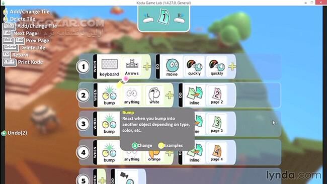 دانلود Lynda - Learning Visual Programming with Kodu - دانلود فیلم آموزش برنامه‌نویسی مصور با نرم‌افزار مایکروسافت کُـدو - سافت گذر