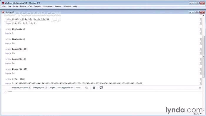 دانلود Lynda - Up and Running with Mathematica 9 - دانلود فیلم آموزش نرم‌افزار ماتـماتیکـا 9 - سافت گذر