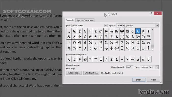 دانلود Lynda - Word 2013 Power Shortcuts - دانلود فیلم آموزش میان‌بُرهای مفید و مهم‌ترین ترفندهای وُرد 2013 - سافت گذر