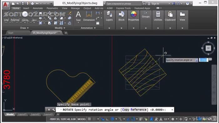 دانلود Lynda - AutoCAD 2017 Essential Training - دانلود فیلم آموزش اتوکد لیندا - سافت گذر