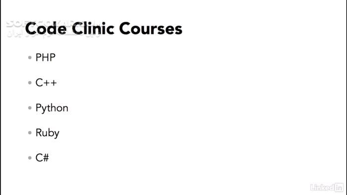 دانلود Lynda - Code Clinic - Java - دانلود فیلم آموزشی لیندا رفع انواع مشکلات در زبان برنامه‌نویسی جاوا - سافت گذر