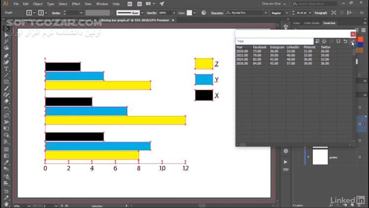 دانلود Lynda - Illustrator CC 2018 One-on-One - Mastery - دانلود آموزش ایلوستریتور - سافت گذر