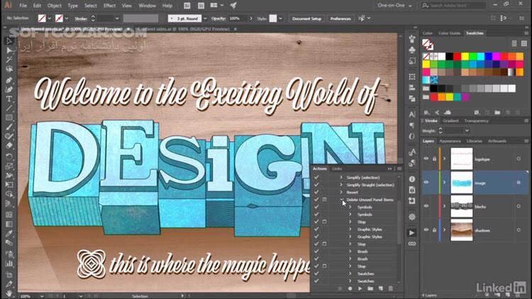 دانلود Lynda - Illustrator CC 2018 One-on-One - Mastery - دانلود آموزش ایلوستریتور - سافت گذر
