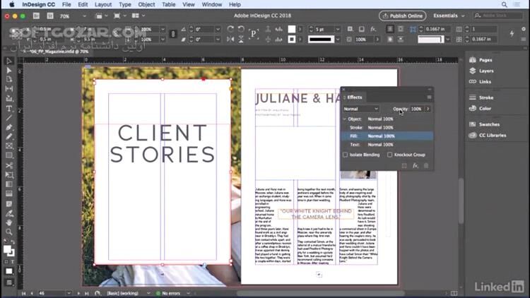 دانلود Lynda - InDesign CC 2018 Essential Training - دانلود آموزش ایندیزاین - سافت گذر