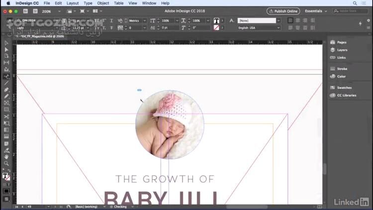 دانلود Lynda - InDesign CC 2018 Essential Training - دانلود آموزش ایندیزاین - سافت گذر