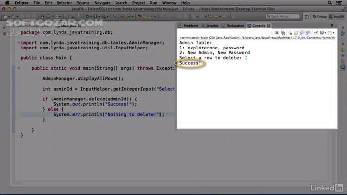 دانلود Lynda - Java Database Integration with JDBC - دانلود فیلم آموزشی لیندا ادغام پایگاه‌داده جاوا - سافت گذر