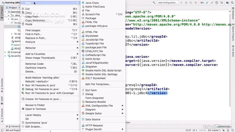 دانلود Lynda - Learning JDBC - دانلود آموزش پایگاه داده در جاوا - سافت گذر