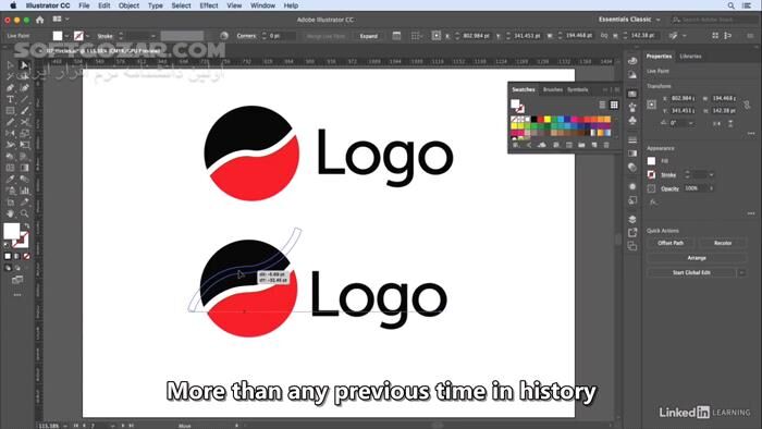 دانلود Lynda-LinkedIn - Logo Design: Techniques - دانلود آموزش طراحی لوگو - سافت گذر