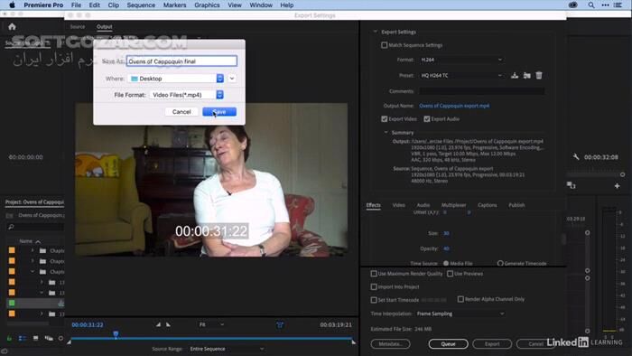 دانلود Lynda/LinkedIn - Premiere Pro 2020 Essential Training - دانلود آموزش پریمیر - سافت گذر