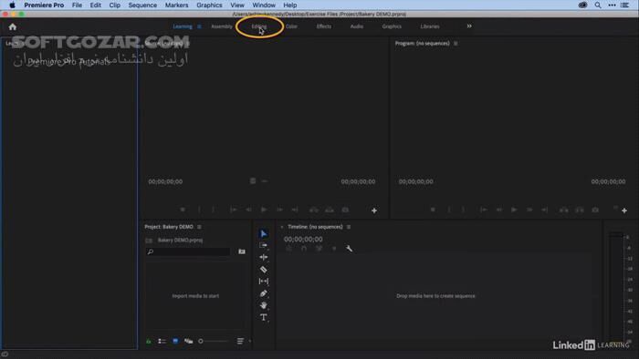 دانلود Lynda/LinkedIn - Premiere Pro 2020 Essential Training - دانلود آموزش پریمیر - سافت گذر