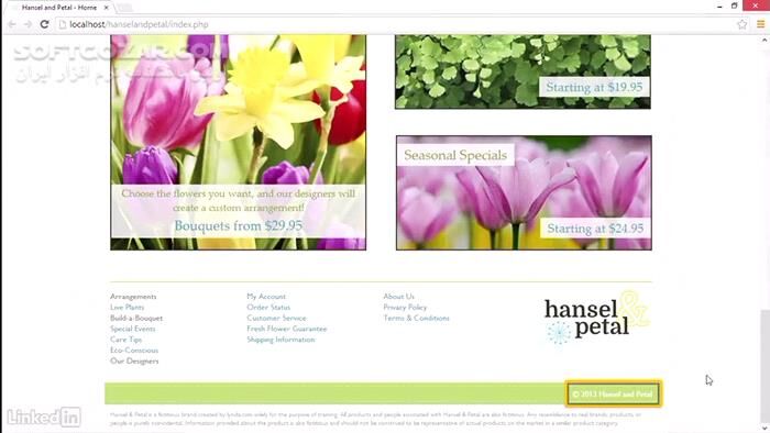 دانلود Lynda - PHP for Web Designers - دانلود فیلم آموزش طراحی وب با زبان برنامه‌نویسی پی‌اچ‌پی - سافت گذر