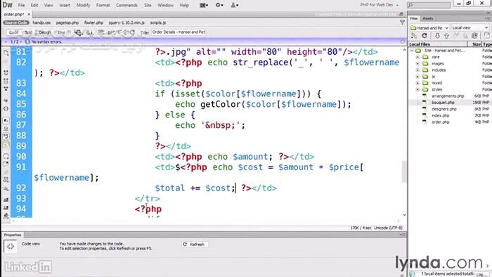 دانلود Lynda - PHP for Web Designers - دانلود فیلم آموزش طراحی وب با زبان برنامه‌نویسی پی‌اچ‌پی - سافت گذر