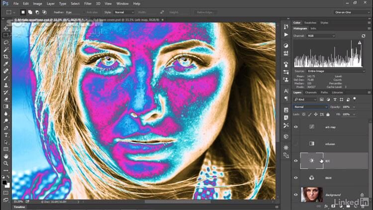 دانلود Lynda - Photoshop CC 2018 One-on-One: Advanced - دانلود آموزش فتوشاپ - سافت گذر