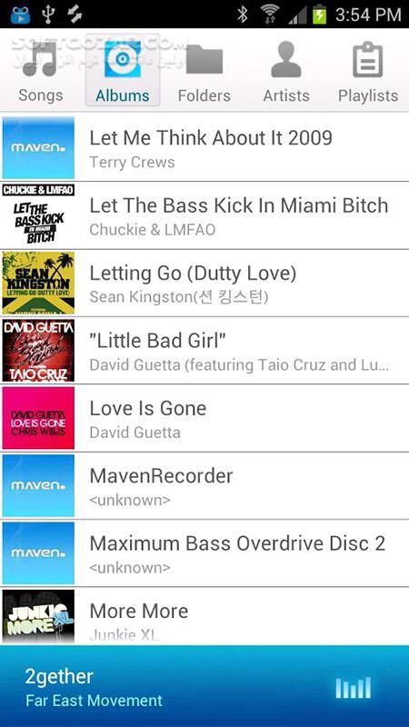 دانلود MAVEN Music Player Pro 2.48.39 for Android +2.3 - دانلود موزیک پلیر اندروید برای اندروید - سافت گذر