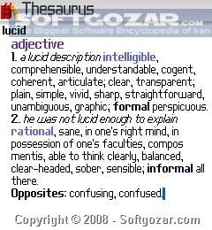 دانلود MSDict Concise Oxford English Dictionary and Thesaurus - دانلود فرهنگ لغت انگلیسی به انگلیسی آکسفورد برای موبایل برای اندروید - سافت گذر