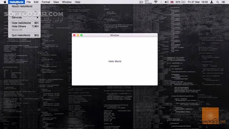دانلود فیلم‌های آموزش فارسی ساخت برنامه برای مک Mac - دانلود آموزش ساخت اپ برای مک - سافت گذر