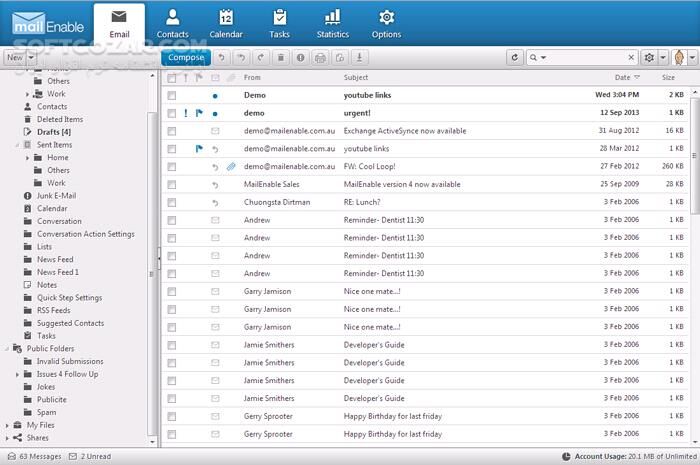 دانلود MailEnable Enterprise Premium 10.25 - دانلود مدیریت ایمیل‌ - سافت گذر