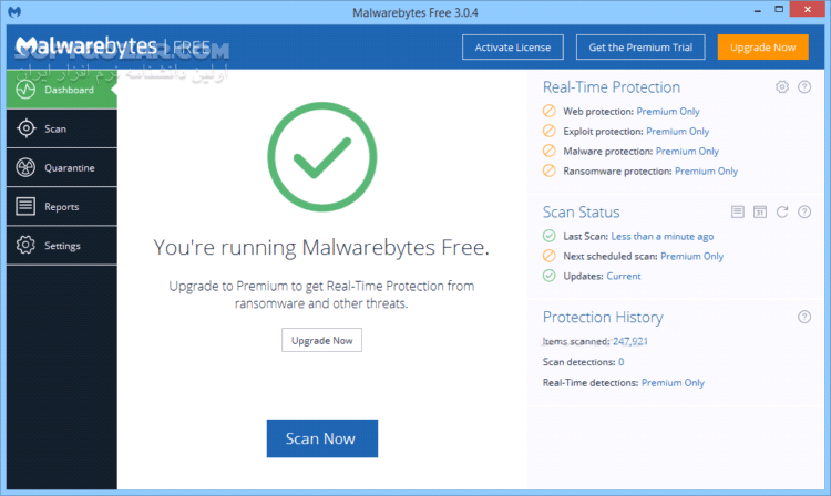 دانلود Malwarebytes Premium 5.4.5.226 / 2.2.1.1043 - دانلود مالوربایتس آنتی مالور - سافت گذر