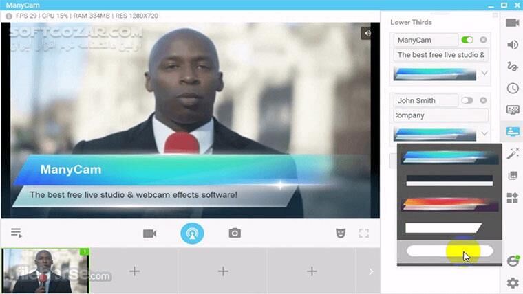 دانلود ManyCam 9.1.0.5 - دانلود مانی کم - سافت گذر