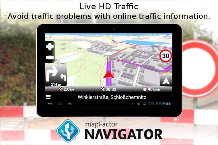 دانلود MapFactor GPS Navigation Maps 7.1.37 for Android +2.3 - دانلود نقشه و مسیریاب مپ فکتور برای اندروید - سافت گذر