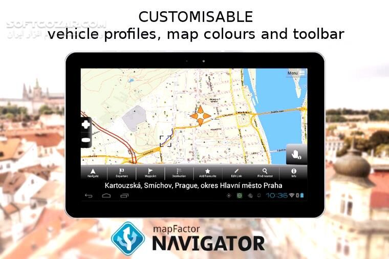 دانلود MapFactor GPS Navigation Maps 7.1.37 for Android +2.3 - دانلود نقشه و مسیریاب مپ فکتور برای اندروید - سافت گذر