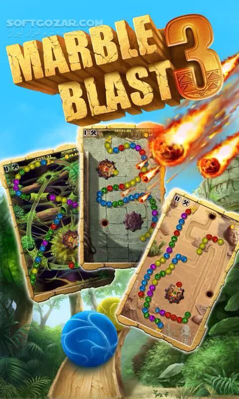 دانلود Marble Blast 3 1.2.8 for Android +2.3 - دانلود بازی مارپیچ رنگی برای اندروید - سافت گذر