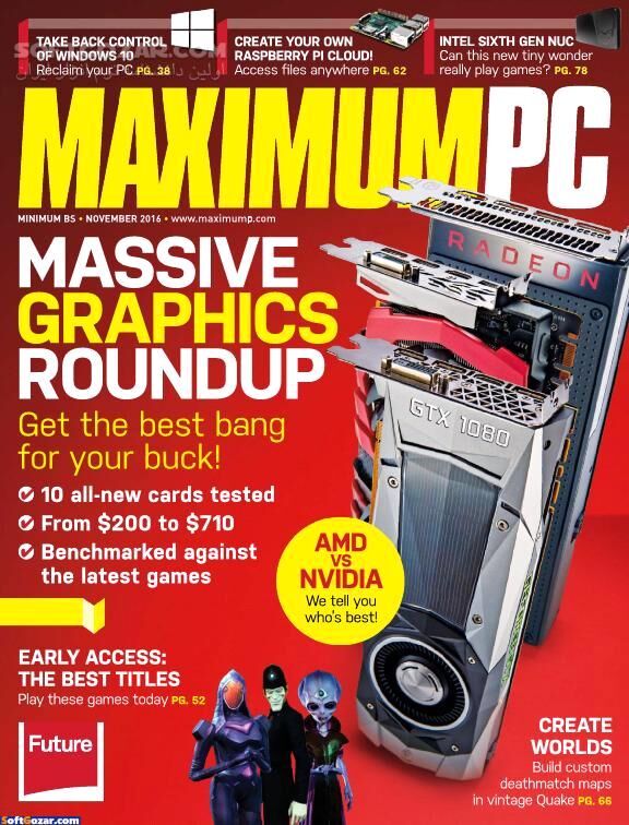 دانلود Maximum PC Magazine February 2016 - January 2017 + Specials 2016 - دانلود کتاب مجله ماکسیموم پی سی - سافت گذر