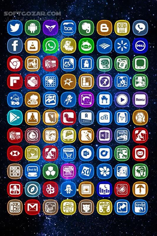 دانلود Meego Multi 1.1.0 for Android +3.1 - دانلود 1300 آیکون با کیفیت 144*144 برای اندروید - سافت گذر