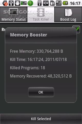 دانلود Memory Booster 7.1.4 for Android +2.3 - دانلود بهینه سازی فضای خالی رم برای اندروید - سافت گذر