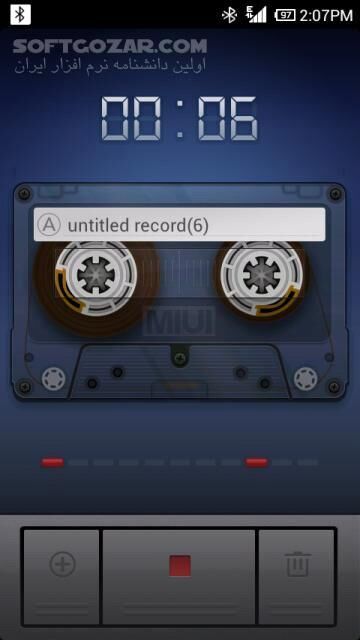 دانلود Mi Sound Recorder 7.0 for Android - دانلود نرم افزار ضبط صدا با پشتیبانی از زبان فارسی برای اندروید - سافت گذر