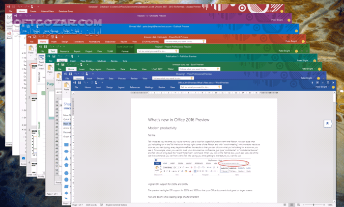 دانلود Microsoft Office Select Edition 2016 v16.0.5095.1000 + Project/Visio x86/x64 December 2017 - دانلود نسخه کامل مایکروسافت آفیس 2016 و پروجکت و ویزیو و پروجکت - سافت گذر