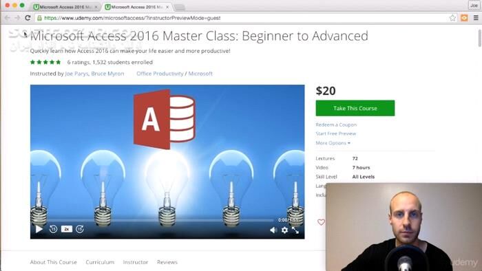 دانلود Microsoft Access 2016 Master Class Beginner to Advanced - دانلود آموزش اکسس - سافت گذر