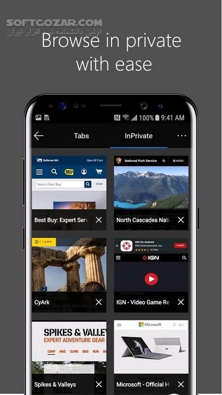 دانلود Microsoft Edge Preview 142.0.3595.107 For Android +4.4 - دانلود مایکروسافت اج برای اندروید - سافت گذر