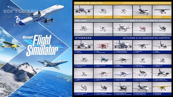 دانلود Microsoft Flight Simulator Update 2021 v1.19.9.0 MULTi13 - دانلود بازی شبیه ساز پرواز مایکروسافت - سافت گذر