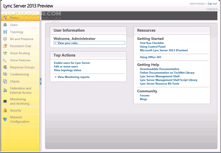 دانلود Microsoft Lync Server 2013 x64 / 2013 SP1 Client x86/x64 - دانلود نرم افزار برگزاری ویدیو کنفرانس با امکانات جانبی متعدد و پیشرفته - سافت گذر
