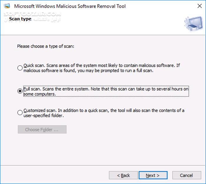 دانلود Microsoft Malicious Software Removal Tool 5.137 - دانلود حذف بدافزارها از ویندوز - سافت گذر