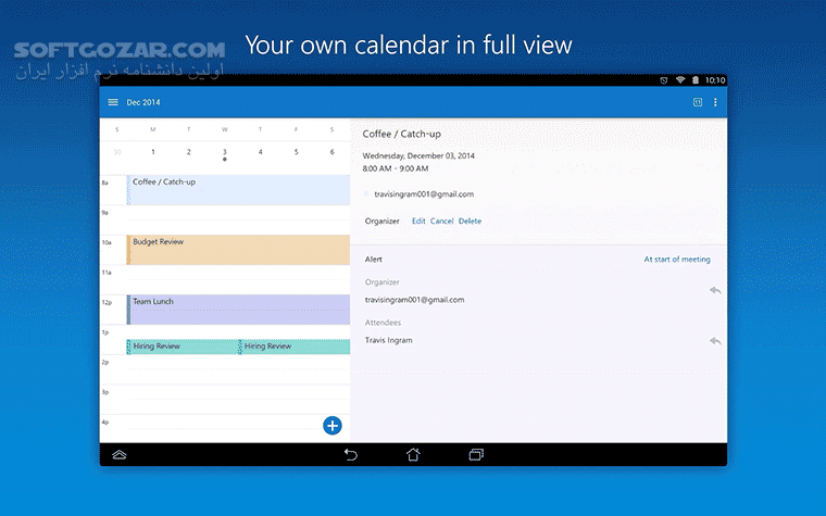 دانلود Microsoft Outlook 5.2546.1 for Android +9.0 - دانلود مایکروسافت اوت لوک اندروید برای اندروید - سافت گذر