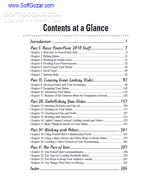 دانلود Learning Software PowerPoint 2010 - دانلود کتاب آموزش نرم افزار پاورپوینت 2010 - سافت گذر